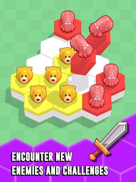 Hex Takeover - Gameplay image of android game