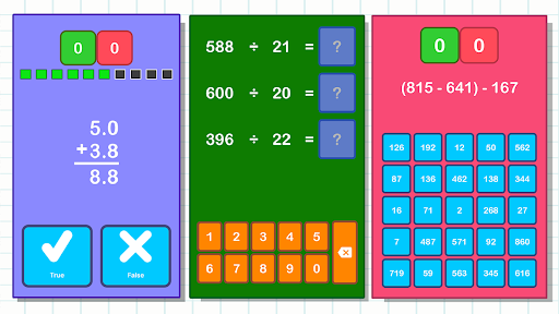 Math Games, Learn Add Multiply - Gameplay image of android game
