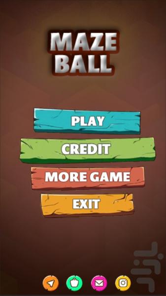 Maze Ball - عکس بازی موبایلی اندروید