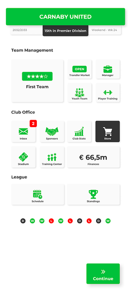 Club Boss - Soccer Game - Gameplay image of android game