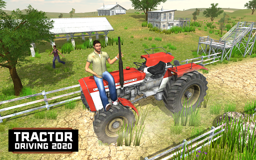 Village Tractor Driving Sim ۳D - عکس بازی موبایلی اندروید