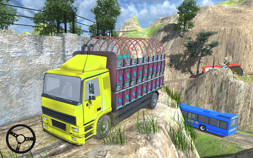 Hill Cargo Truck Simulator Transport Free ۳D Truck - عکس بازی موبایلی اندروید