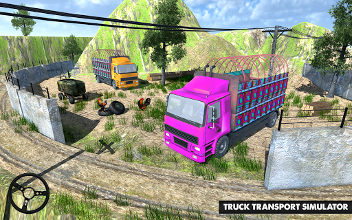 Hill Cargo Truck Simulator Transport Free ۳D Truck - عکس بازی موبایلی اندروید