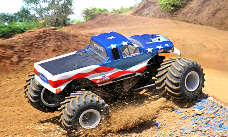 Monster Truck Driving Truck 3D - Gameplay image of android game