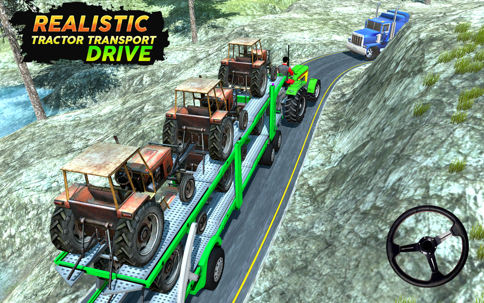 Tractor Transport Simulator 3D - Gameplay image of android game