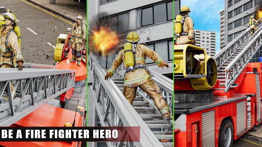 City Fire Truck Rescue - Online Game - Play for Free