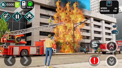 Fire Truck Games & Rescue Game - Image screenshot of android app