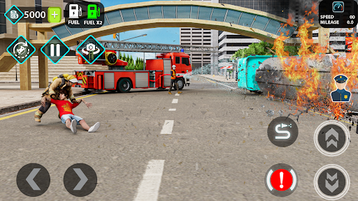 Fire Truck Games & Rescue Game - Image screenshot of android app