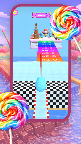 Candy Race Launcher - Image screenshot of android app