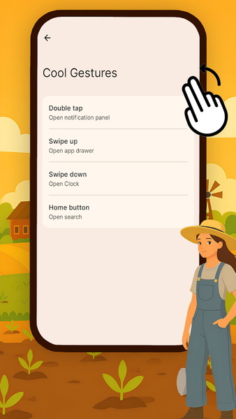 Crazy Farmer Launcher - Image screenshot of android app