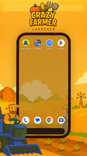 Crazy Farmer Launcher - Image screenshot of android app