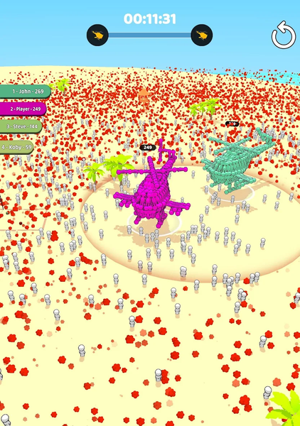 Human Army - Gameplay image of android game