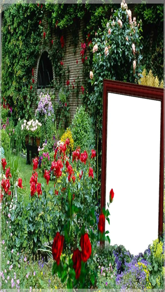 Garden photos frames - عکس برنامه موبایلی اندروید
