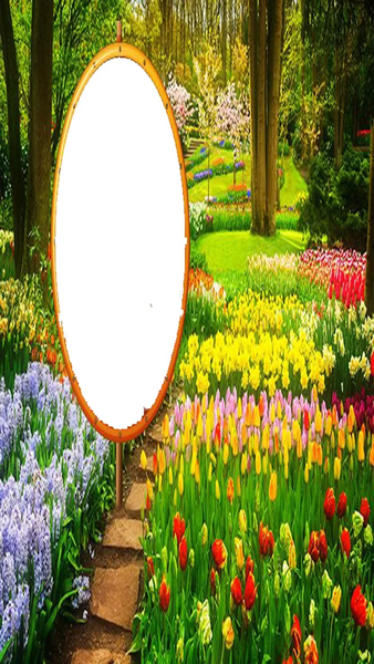 Garden photos frames - عکس برنامه موبایلی اندروید