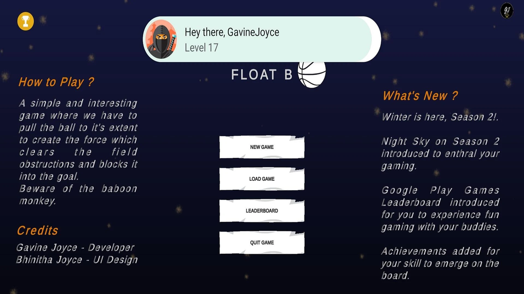 Float B - A Ball Game - Image screenshot of android app