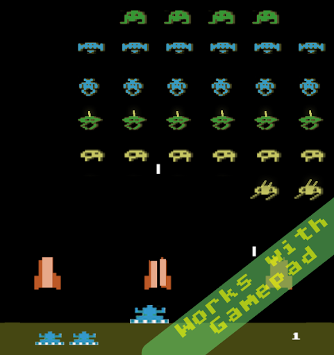 Classic Invaders Retro - Gameplay image of android game