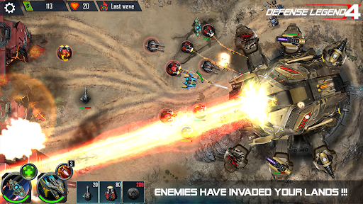 Defense Legend 4: Sci-Fi TD - Gameplay image of android game