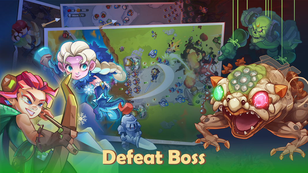 Raid Royal 2: TD Battles - Gameplay image of android game