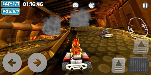 Moorhuhn Kart Multiplayer Raci - Gameplay image of android game