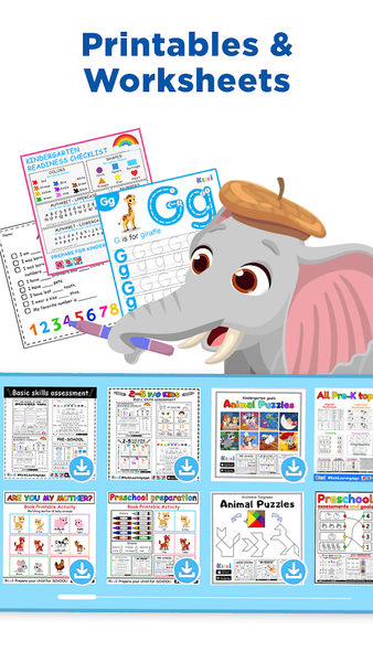 Preschool Learning Games - Image screenshot of android app