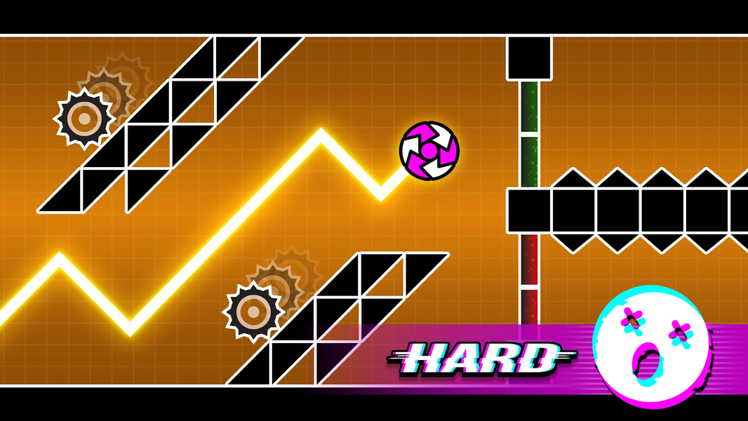 Geometry Vibes X-Ball - Gameplay image of android game