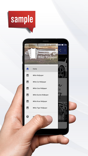 White Wallpapers - عکس برنامه موبایلی اندروید