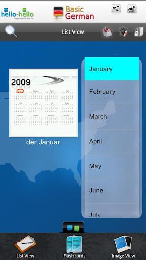 Learn German Vocabulary - Image screenshot of android app