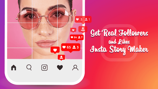 Get Real Followers and Likes: Insta Story Maker - Image screenshot of android app