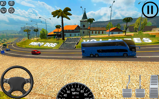 Euro Coach Bus Simulator Games - Gameplay image of android game