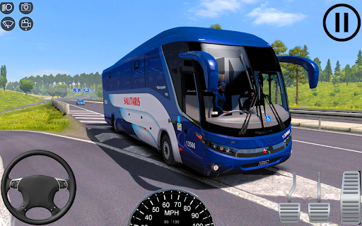 Euro Coach Bus Simulator Games - عکس بازی موبایلی اندروید
