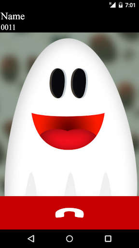 funny fake call ghost game - Gameplay image of android game