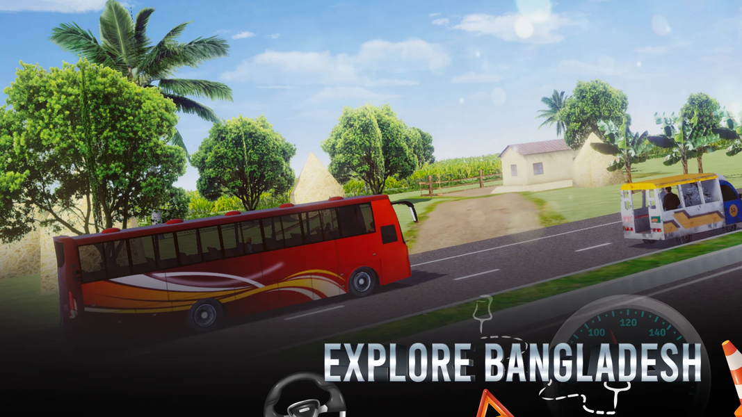 Bus Simulator Bangladesh - Gameplay image of android game