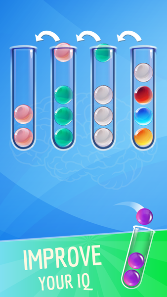 Ball Sort: Color Sort Puzzle - Gameplay image of android game