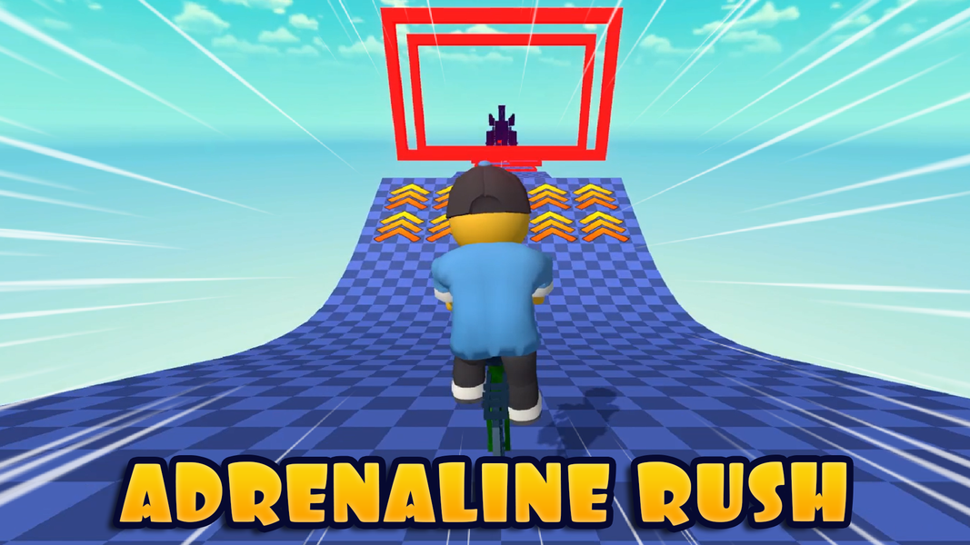 Obby bike: Parkour Adventure - عکس بازی موبایلی اندروید
