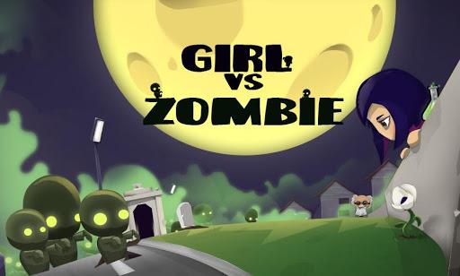 Girl vs Zombie Run Game - Gameplay image of android game