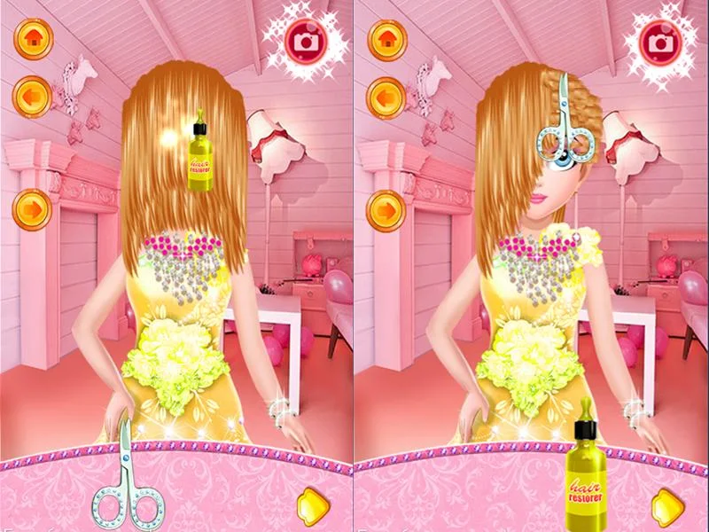 Hairstyle Fashion Girls Salon - عکس بازی موبایلی اندروید