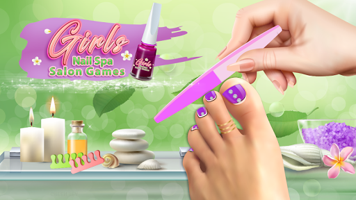 Girls Nail Spa Salon Games - عکس برنامه موبایلی اندروید