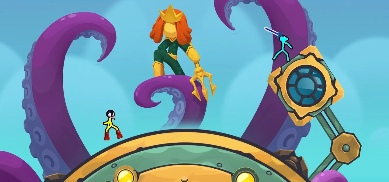 Stickman Clash - Gameplay image of android game