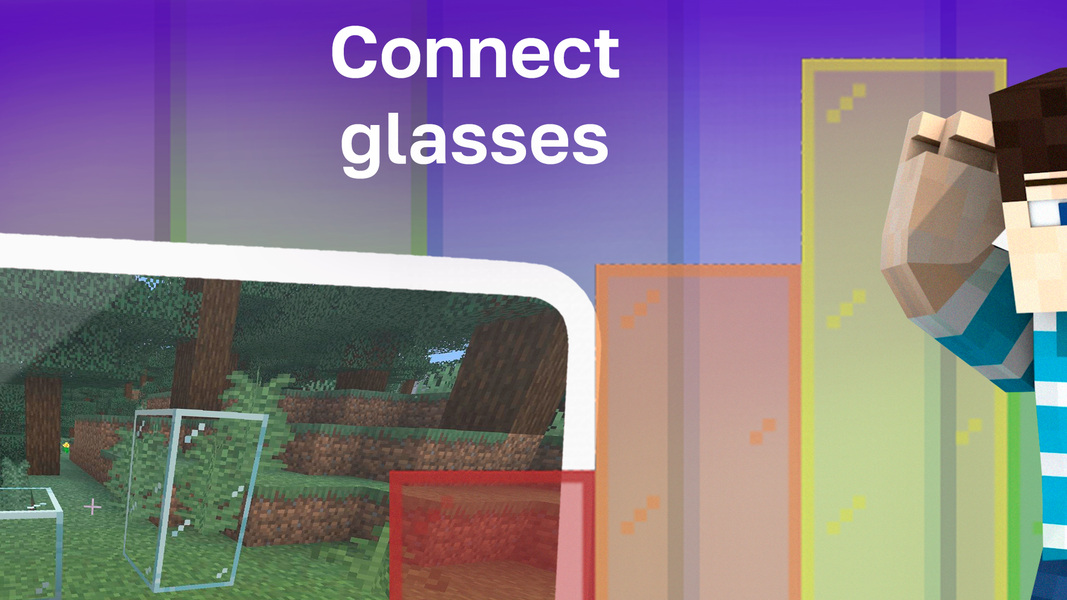 Connected Glass Minecraft Mod - Image screenshot of android app
