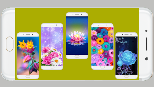 Glowing Flower Wallpaper - Image screenshot of android app