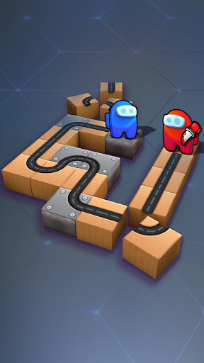 Impostor Road: slide puzzle - Gameplay image of android game
