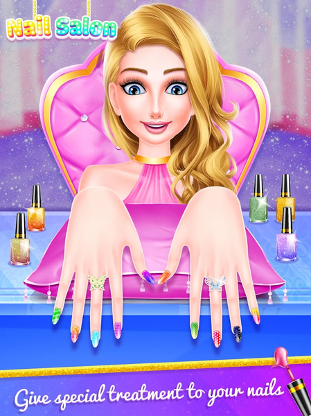 Nail Polish Nail Art Game - عکس بازی موبایلی اندروید