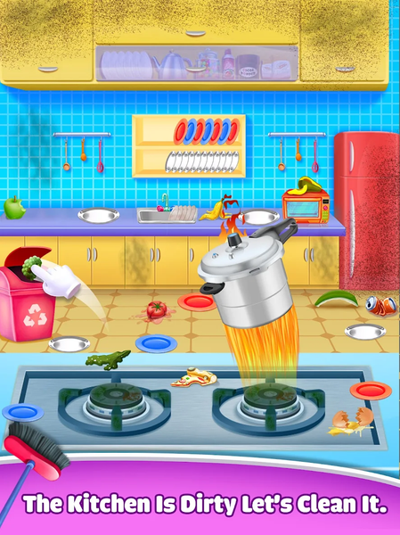 House cleaning game - Gameplay image of android game