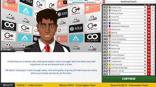 Club Soccer Director 2020 - Soccer Club Manager - Gameplay image of android game