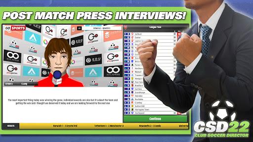 Club Soccer Director ۲۰۲۲ - عکس برنامه موبایلی اندروید