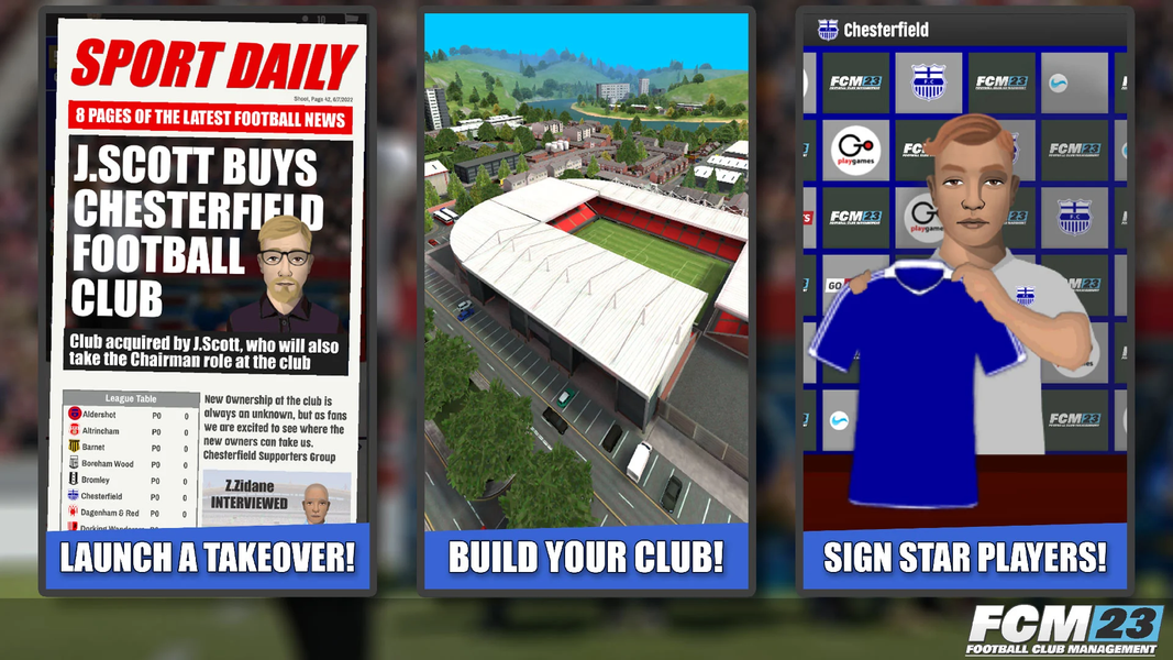 FCM23 Soccer Club Management - Gameplay image of android game
