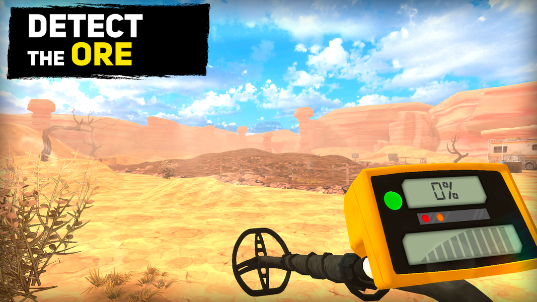 Gold Rush Miner Simulator 3D - Gameplay image of android game