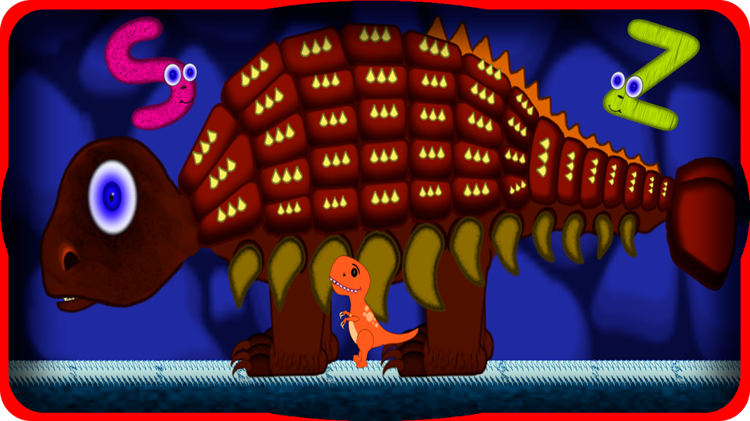 Dino ABC and puzzles - عکس برنامه موبایلی اندروید