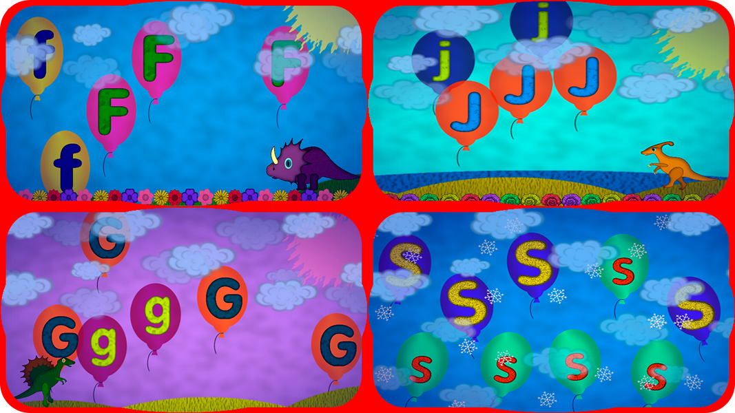 Dino ABC and puzzles - عکس برنامه موبایلی اندروید