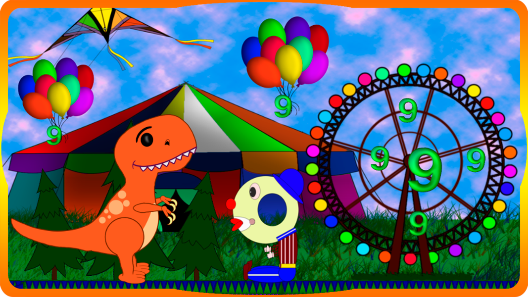 Dino and Numbers - Gameplay image of android game